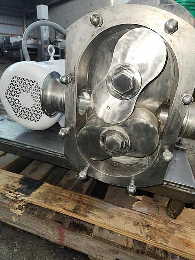 Refurbished 4 Inch (Alfa Laval) G&H Stainless Steel Sanitary Positive Displacement Pump