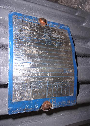 Used  Breddo Likwifier Pancake Pacemaker 15 HP Drive Motor