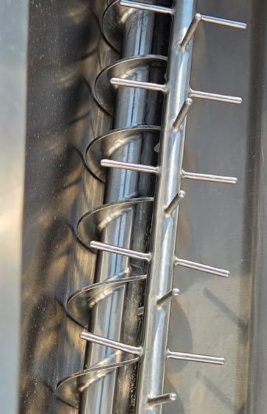 Used Loos Stainless Steel Sanitary 3 Inch Ingredient Feeder