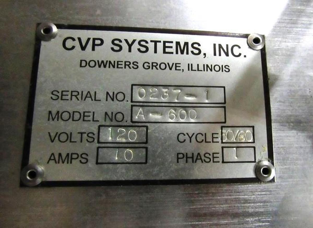 Used CVP Model A600 Gas Flushed Fresh Vac Bag Sealer