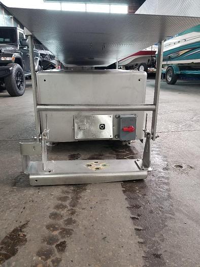 Used Vibratory Scale Feeder 24 Inches Wide X 132 Inches Long Stainless Steel Sanitary