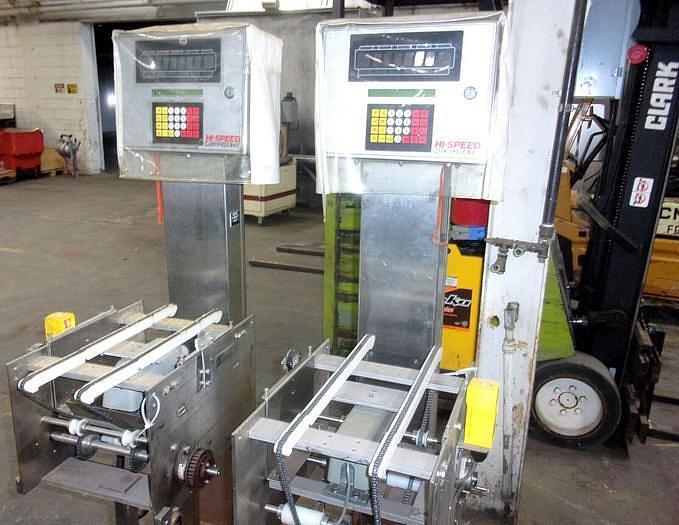 Used Mettler Toledo HiSpeed Micromate Checkweighers Model CM60MM-MS (2) Units