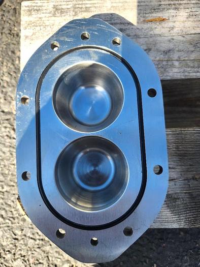 Used Waukesha SPX Stainless Steel Sanitary Positive Displacement Pump Model 015U2