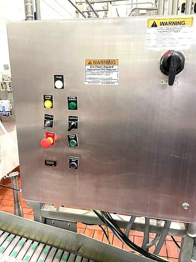 Used Stainless Steel Twin Head Inline Aspetic Bag Filler Mfg by SBM / SAJB Inc
