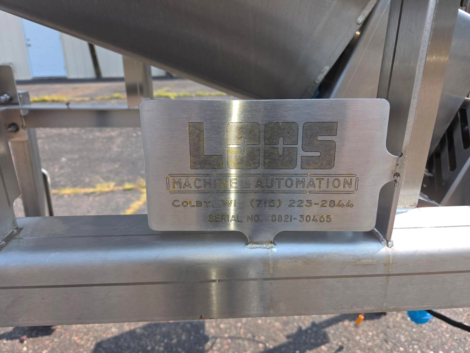 Used Loos Stainless Steel Sanitary 3 Inch Ingredient Feeder