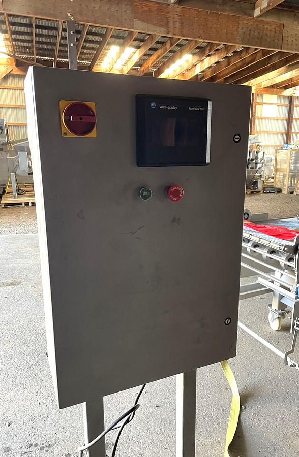 Used Stand Alone Hoffman Control Panel with Allen Bradley 550 Panelview
