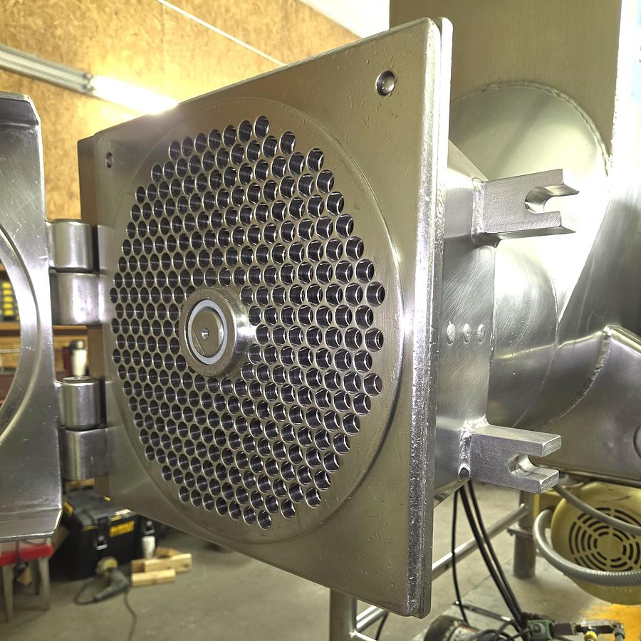 Used Koss Model 11GS 11 Inch Cheese Grinder Stainless Steel Sanitary