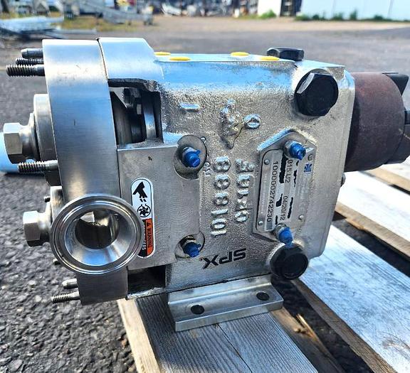Used Waukesha SPX Stainless Steel Sanitary Positive Displacement Pump Model 015U2