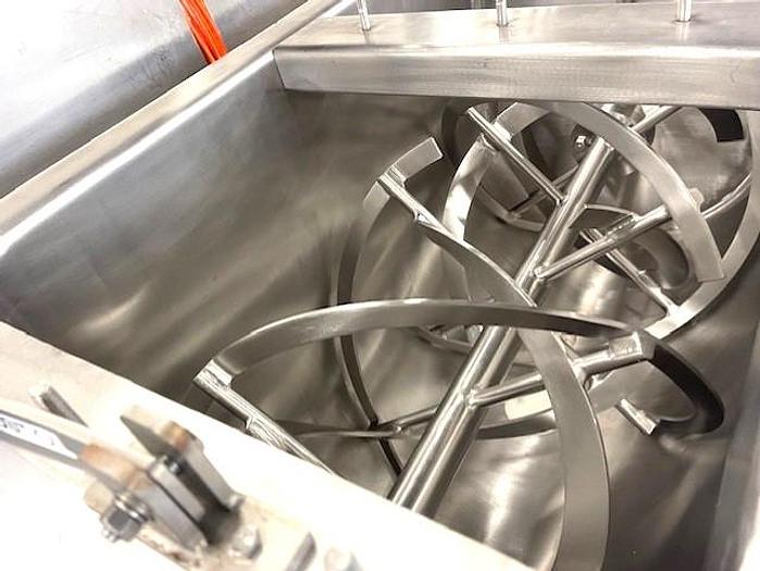 Used 5 Cu. Ft. Stainless Steel Sanitary Ribbon Blender