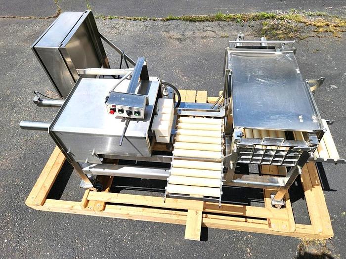 Used Loos 2-Way Stainless Steel Sanitary Cheese Cutting System Self Contained