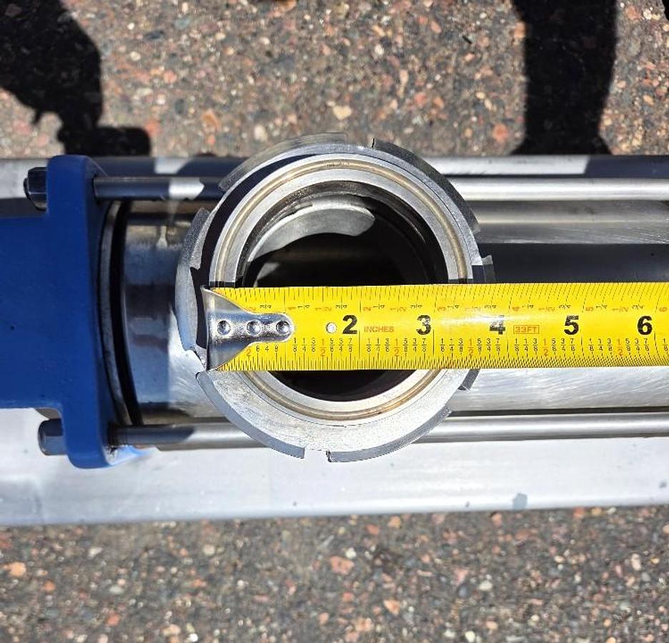 Used Seepex Moyno Pump Stainless Steel Sanitary 4 Inch
