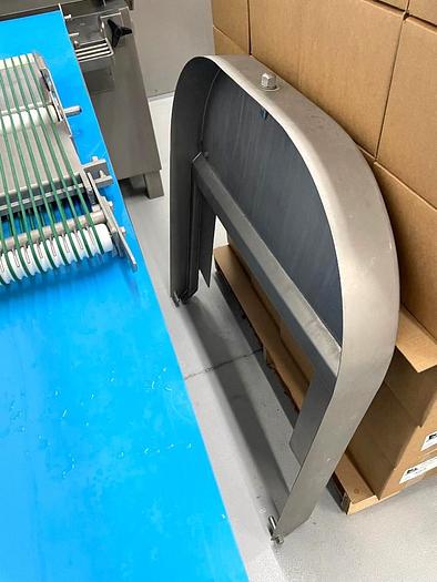 Used Treif 2451 Divider CE Compact Slicer Stainless Steel Sanitary Complete with takeaway conveyor