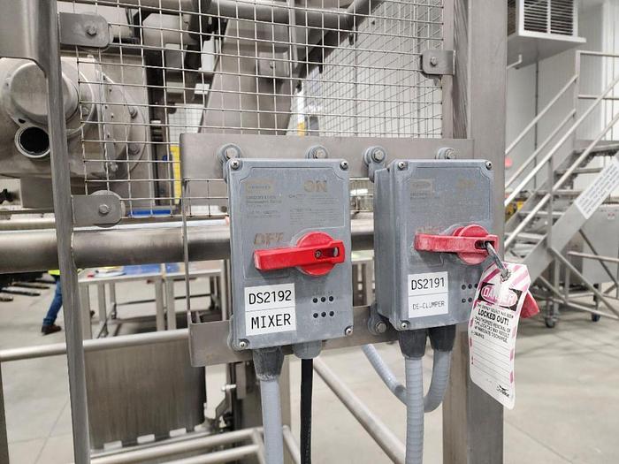 Used Franklin Miller delumper designed by CHL Systems