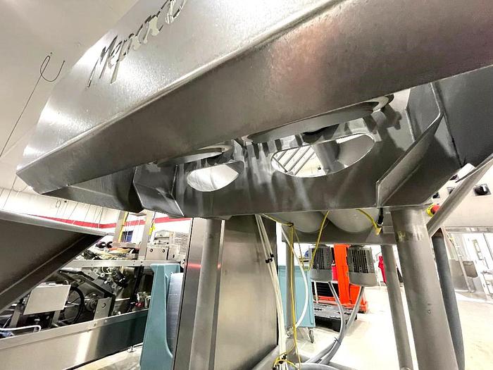 Used Mepaco Stainless Steel Sanitary Dual Shaft Paddle Blender