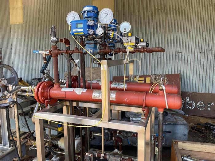 Used Chemetron Twin Tube Votator 6 X 72 Stainless Steel Sanitary