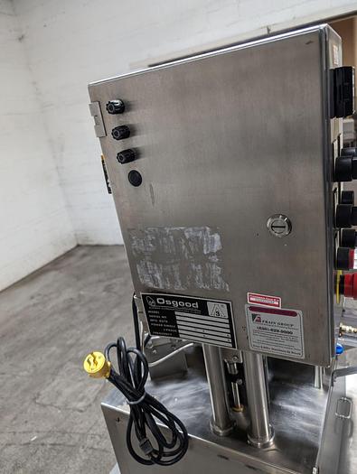 Used Osgood Stainless Steel Sanitary Rotary Cup Filler