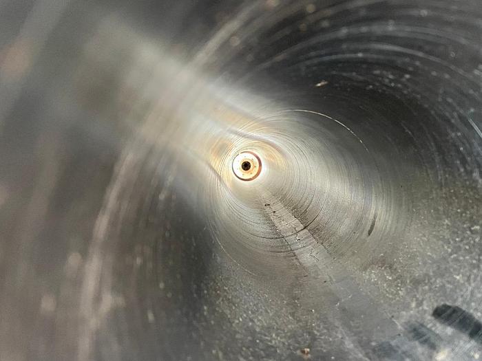 Used Chemetron Twin Tube Votator 6 X 72 Stainless Steel Sanitary