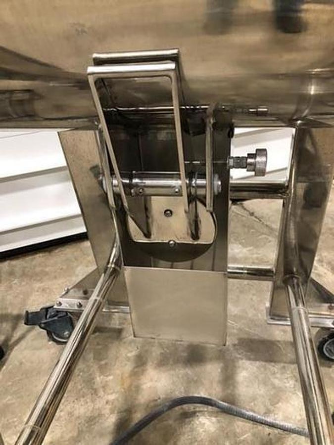 Used Approx 5 Cu Ft Stainless Steel Double Ribbon Blender