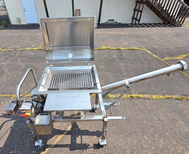 Used Loos Stainless Steel Sanitary 3 Inch Ingredient Feeder