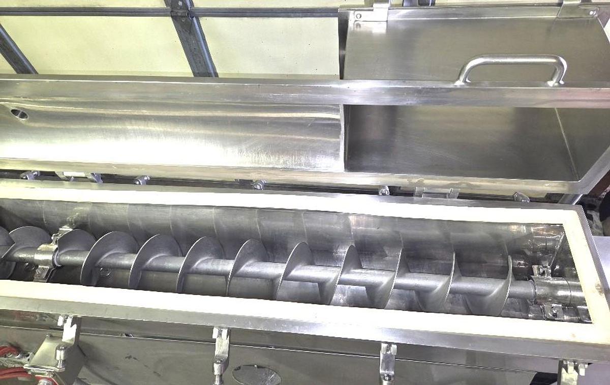 Used Stainless Steel Sanitary Steam Injected Screw Cooker
