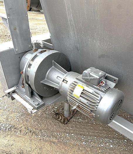 Used 330 cu ft/2500 Gallons Stainless Steel Sanitary Ribbon Blending Hoppers/Tanks