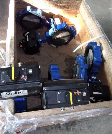 Keystone Butterfly Valves with Morin Actuator Stainless Steel