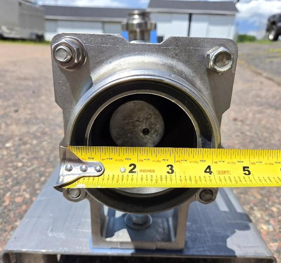 Used Seepex Moyno Pump Stainless Steel Sanitary 4 Inch