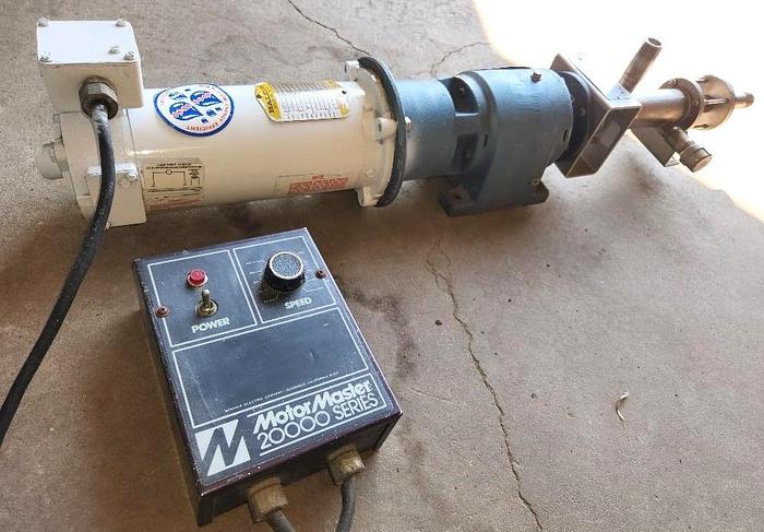 Used Seepex Stainless Steel Moyno Pump Size 0015