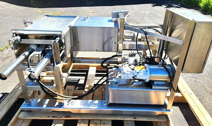 Used Loos 2-Way Stainless Steel Sanitary Cheese Cutting System Self Contained