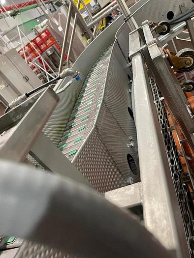 Used SBM / SAJB Inc Twin Head Inline Aspetic Bag Filler Stainless Steel Sanitary