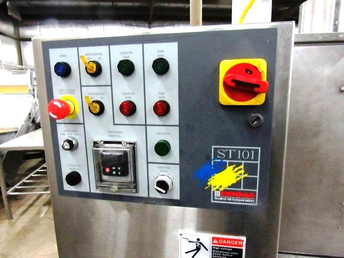 Used Cryovac Model ST101 Hot Water Shrink Tunnel