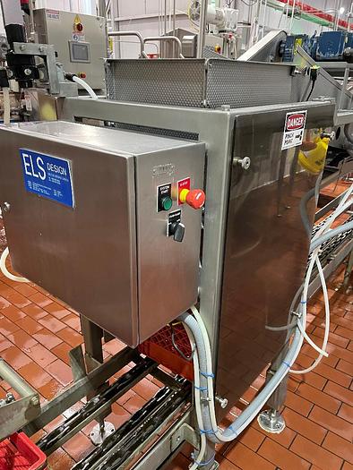 Used SBM / SAJB Inc Twin Head Inline Aspetic Bag Filler Stainless Steel Sanitary