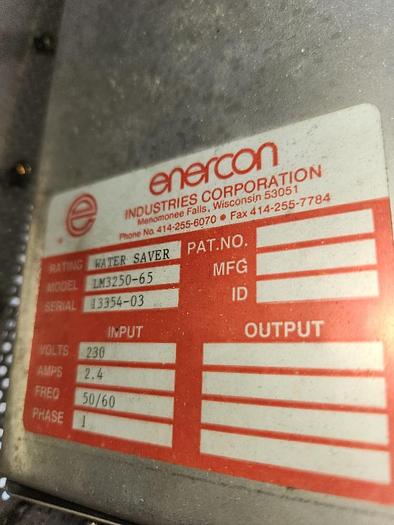 Used Enercon Induction Cap Sealer Model 2KW with Stalled Bottle Detector