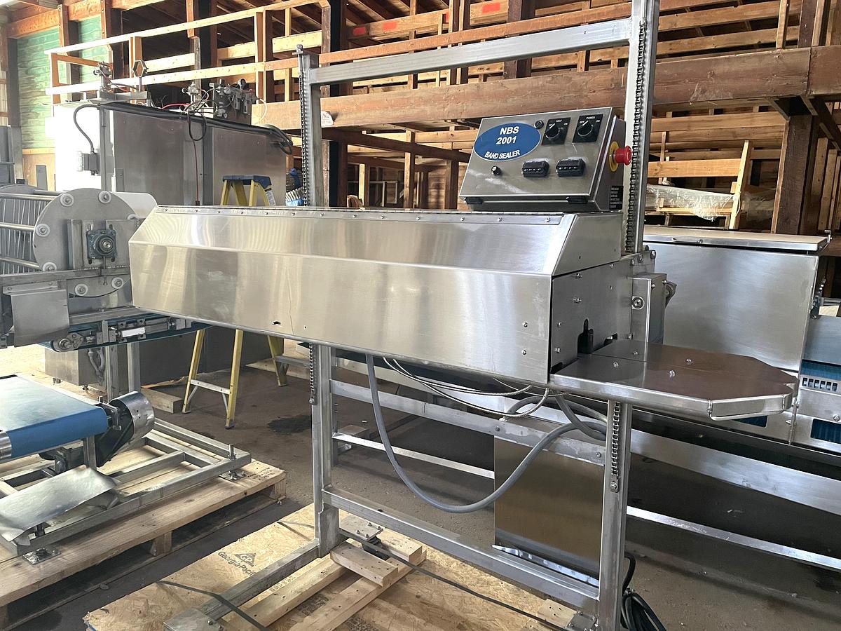 Used NBS Continuous Band Sealer Model NBS 2001 All Stainless Steel