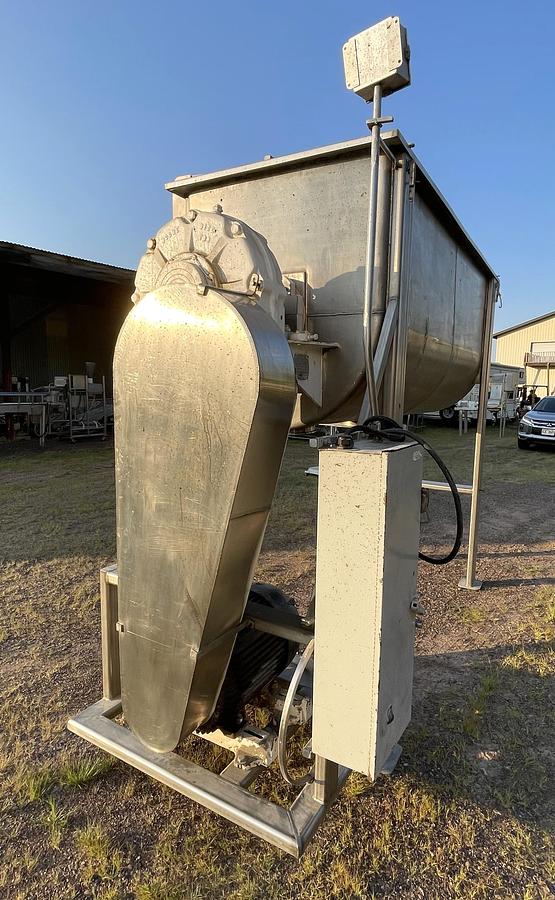 Used Strong Scott 60 Cu. Ft. Stainless Steel Sanitary Double Ribbon Blender