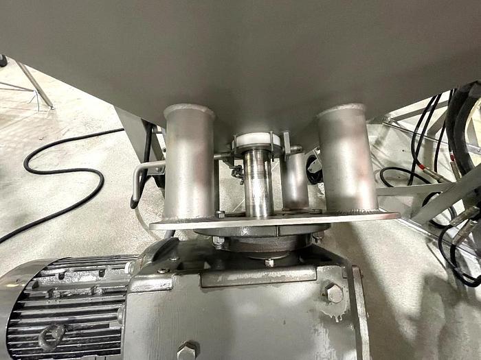 Used Mepaco Stainless Steel Sanitary 9 Inch Dia Incline Screw Conveyor