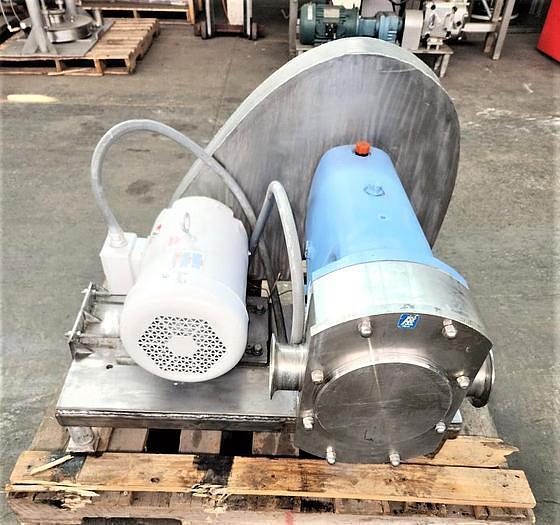 Refurbished 4 Inch (Alfa Laval) G&H Stainless Steel Sanitary Positive Displacement Pump