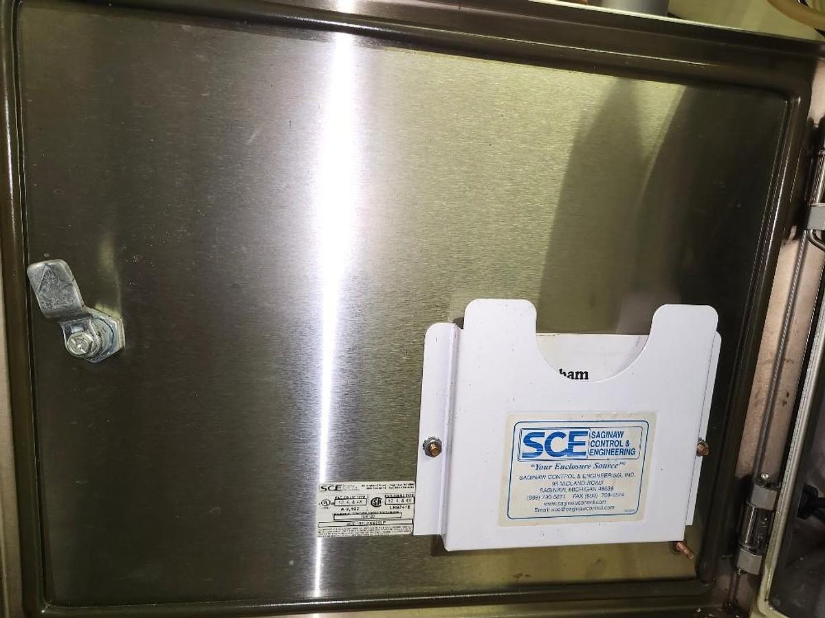 Used Quality Cup Model QC-32 12 Station Stainless Steel Sanitary Rotary Cup Filler