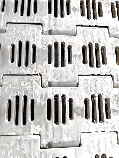 Used Stainless Steel Dewatering Conveyor 20 Inches Wide X 96 Inches Long