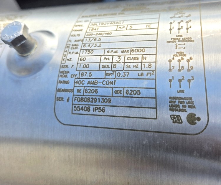 Used Urschel Model RA-D Stainless Steel Sanitary Dicer
