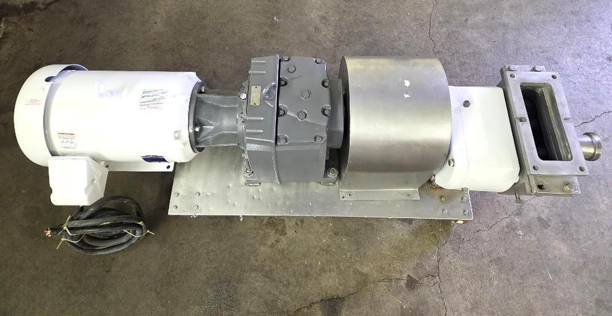 Used APV Crepaco Model R6R Stainless Steel Sanitary Positive Displacement Pump