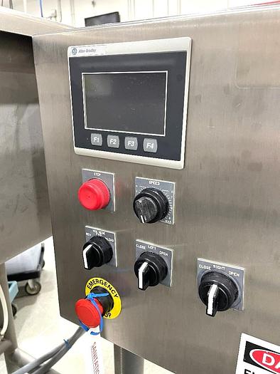 Used Mepaco Stainless Steel Sanitary Dual Shaft Paddle Blender