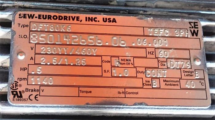 Refurbished Waukesha Model 014U2 Stainless Steel Sanitary Positive Displacement Pump