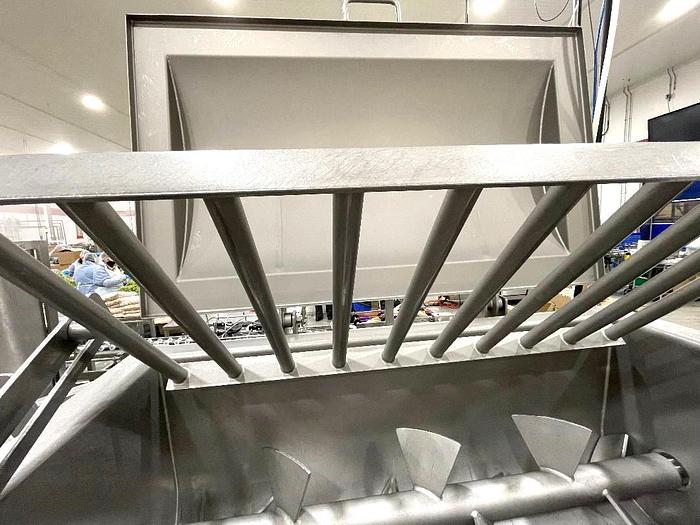 Used Mepaco Stainless Steel Sanitary Dual Shaft Paddle Blender