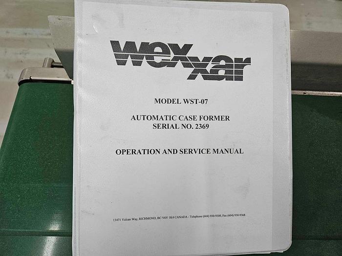 Used Wexxar WST-07 Automatic Case Former