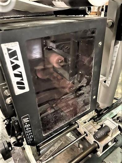 Used CTM Model 3600-PA Labeler Dual Action Tamp Printer Applicator with Portable Stand and Parts Unit