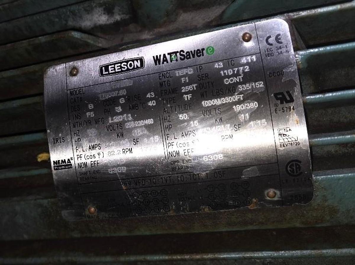 Used Cherry-Burrell Thermutator Model SPL672L Scraped Surface Heat Exchanger (6) Tube Thermutator