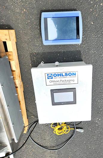 Used Ohlson Model HMW10 10 Head Rotary Scale Stainless Steel Sanitary