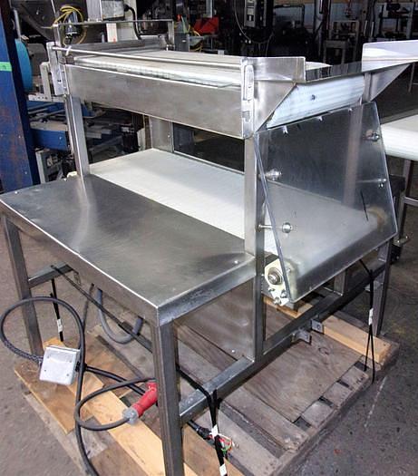Used 15 Inch Dual Intralox Pack Off Conveyor Stainless Steel Sanitary
