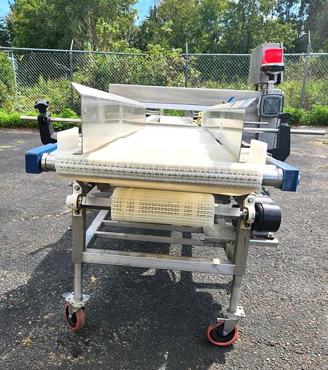 Used Cintex Sentry Metal Detector with Conveyor 5 Inch X 18 Inch Aperture Opening